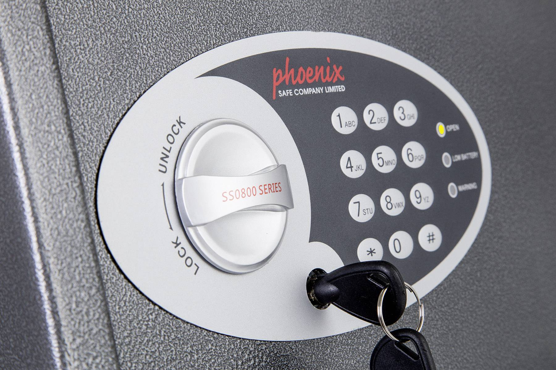 PHOENIX SAFE - Phoenix SS0301E, Grau, Elektronisch, 16 l, Boden / Wand, 350 mm, 250 mm-1