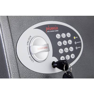 PHOENIX SAFE - Phoenix SS0301E, Grau, Elektronisch, 16 l, Boden / Wand, 350 mm, 250 mm-1