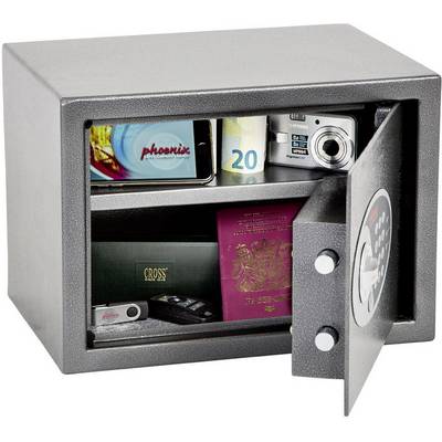 PHOENIX SAFE - Phoenix SS0301E, Grau, Elektronisch, 16 l, Boden / Wand, 350 mm, 250 mm-4