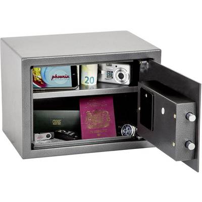 PHOENIX SAFE - Phoenix SS0301E, Grau, Elektronisch, 16 l, Boden / Wand, 350 mm, 250 mm-5