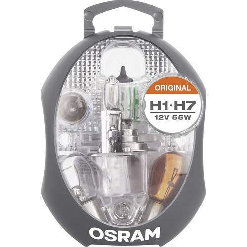 Osram Automotive CLK H1/H7 Halogen Leuchtmittel Original Line H1, H7, PY21W, P21W, P21/5W, R5W, W5W 55 W 12 V