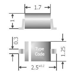 Image of Diotec Schnelle Schaltdiode 1N4148WS SOD-323 70 V 150 mA Tape cut