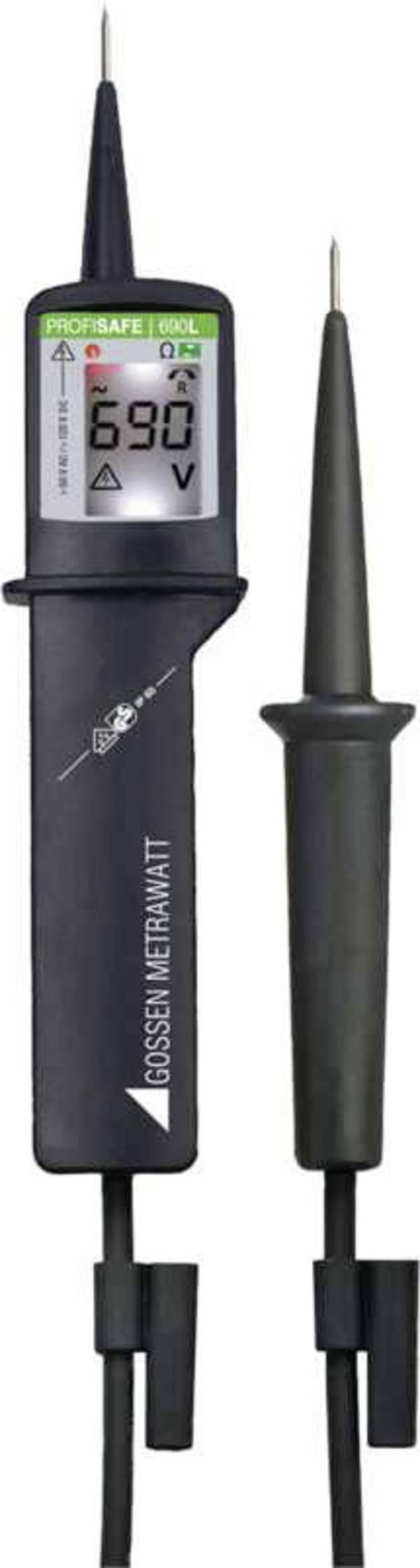 Gossen Metrawatt ProfiSafe 690L Zweipoliger Spannungsprüfer  CAT III 690 V, CAT IV 600 V LCD, LED