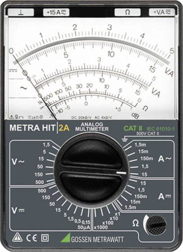 Gossen Metrawatt METRAHit 2A Hand-Multimeter analog