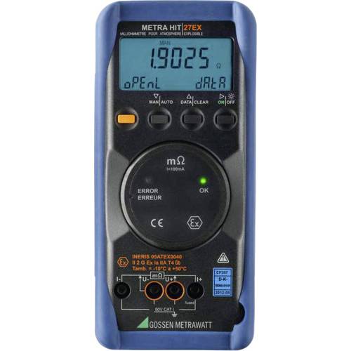 Thumbnail - Gossen Metrawatt METRAHIT 27EX Hand-Multimeter kalibriert (DAkkS-akkreditiertes Labor) Ex-geschützt