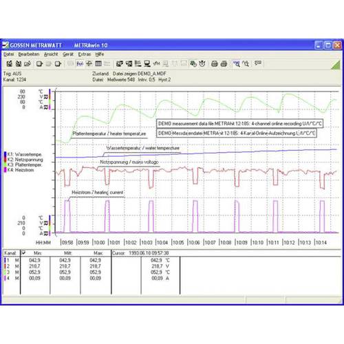 Gossen Metrawatt METRAwin 10 Mess-Software Passend für Marke (Messgeräte-Zubehör) Gossen Metrawatt GMC-I METRAHIT Series