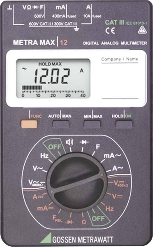 Gossen Metrawatt METRAmax 12 HandMultimeter analog kaufen