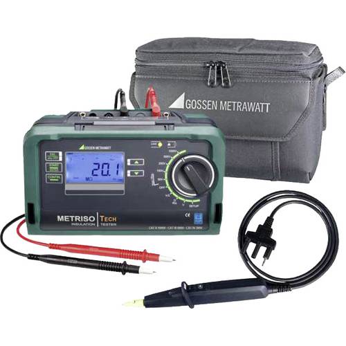 Thumbnail - Gossen Metrawatt METRISO TECH - Set Isolationsmessgerät kalibriert (DAkkS-akkreditiertes Labor) 50 V, 100 V, 250 V, 500 ...