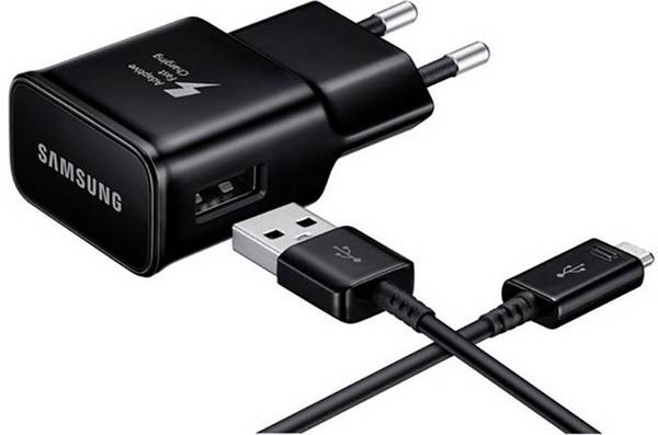 Samsung FastCharge Handy Ladegerät USB-C® mit Schnellladefunktion 15 W  USB-C® Stecker Schwarz