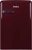 Amica KS 15611 R Retro Kühlschrank EEK: E (A - G) 106 l Standgerät Weinrot