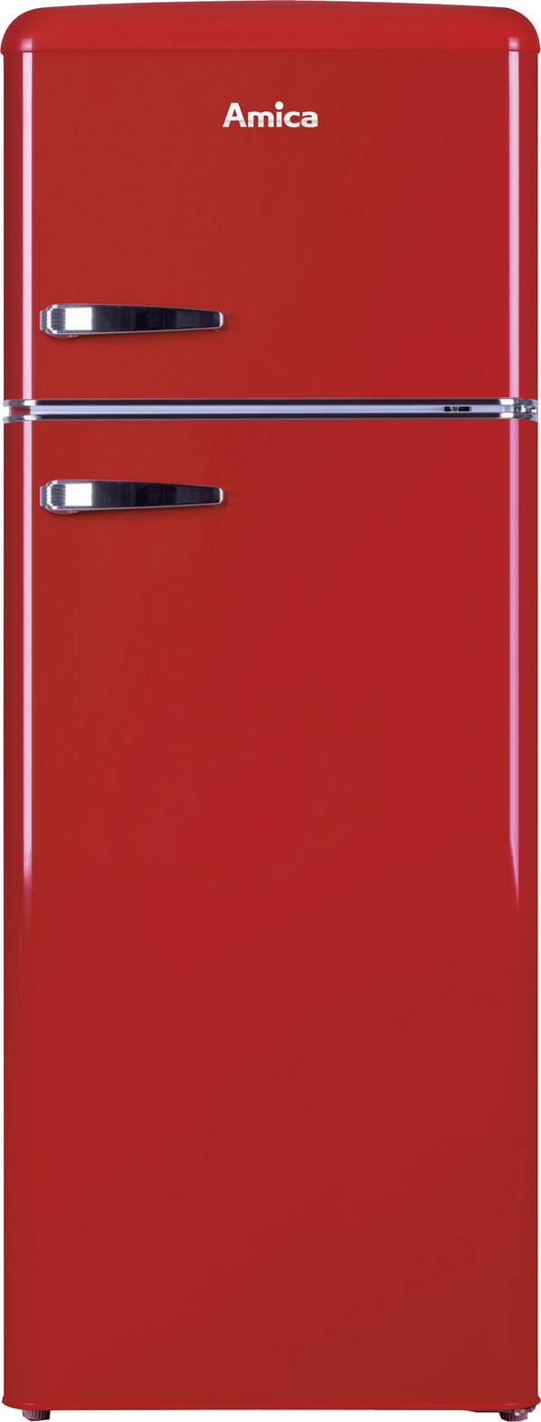 Amica KGC 15630 R Kühl-Gefrier-Kombination EEK: E (A - G) 208 l Rot