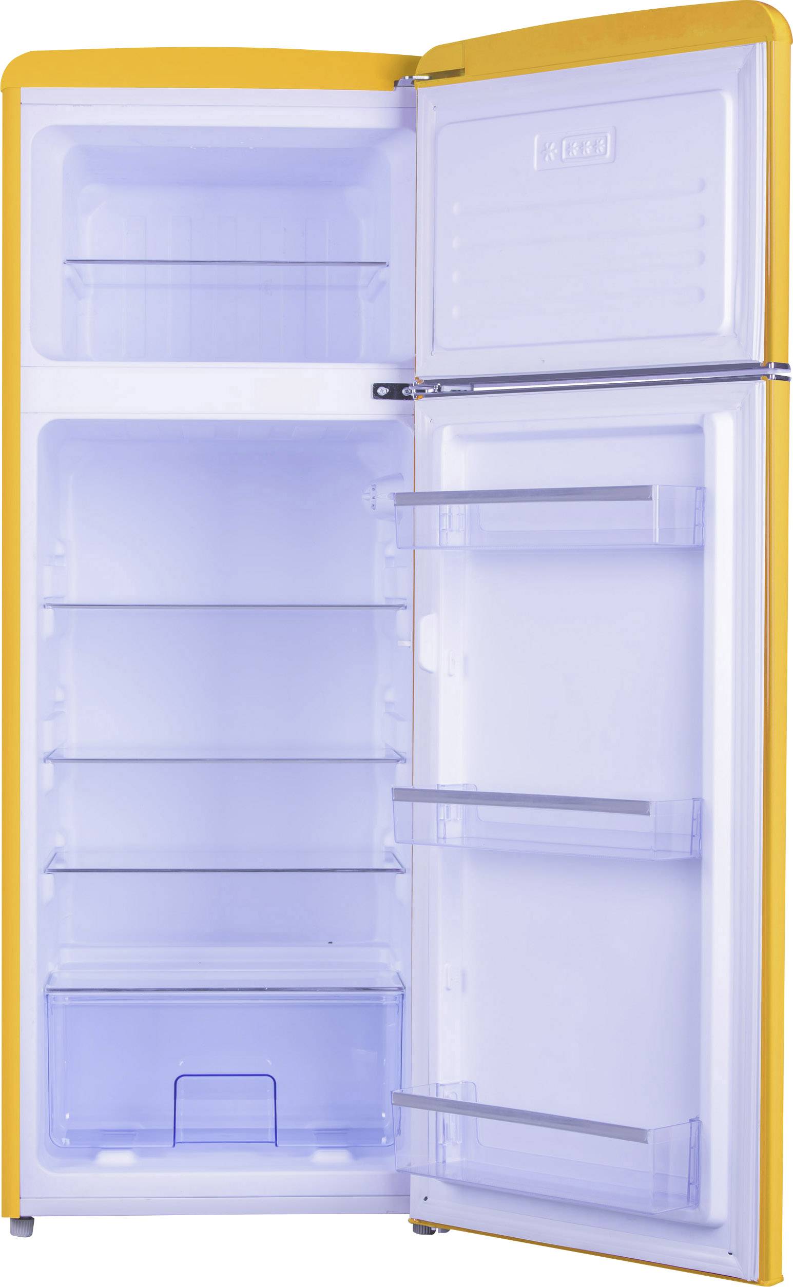 Amica KGC 15633 Y Kühl-Gefrier-Kombination EEK: E (A - G) 208 l Gelb-1