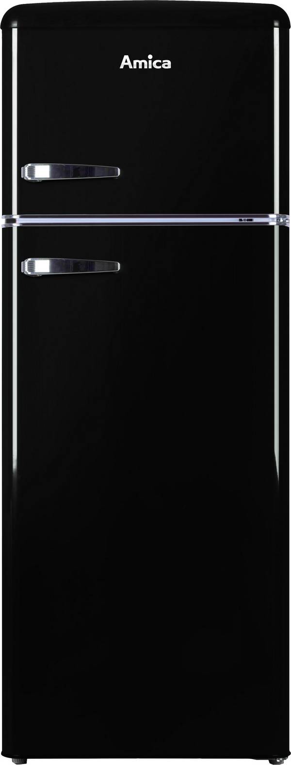 Amica KGC 15634 S Kühl-Gefrier-Kombination EEK: E (A - G) 208 l Schwarz