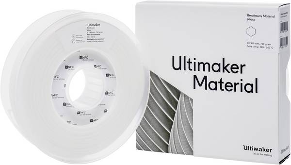 UltiMaker XP7102-1A1024 Breakaway Filament 2.85 mm 750 g Weiß 1 St.
