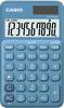 Casio SL-310UC-BU Taschenrechner Blau Display (Stellen): 10 solarbetrieben, batteriebetrieben (B x H x T) 70 x 8 x 118 mm