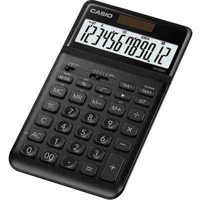 Ein schwarzer Taschenrechner mit Display zeigt die Zahlenreihe '1234567890.12' an. Oben links steht 'CASIO'.