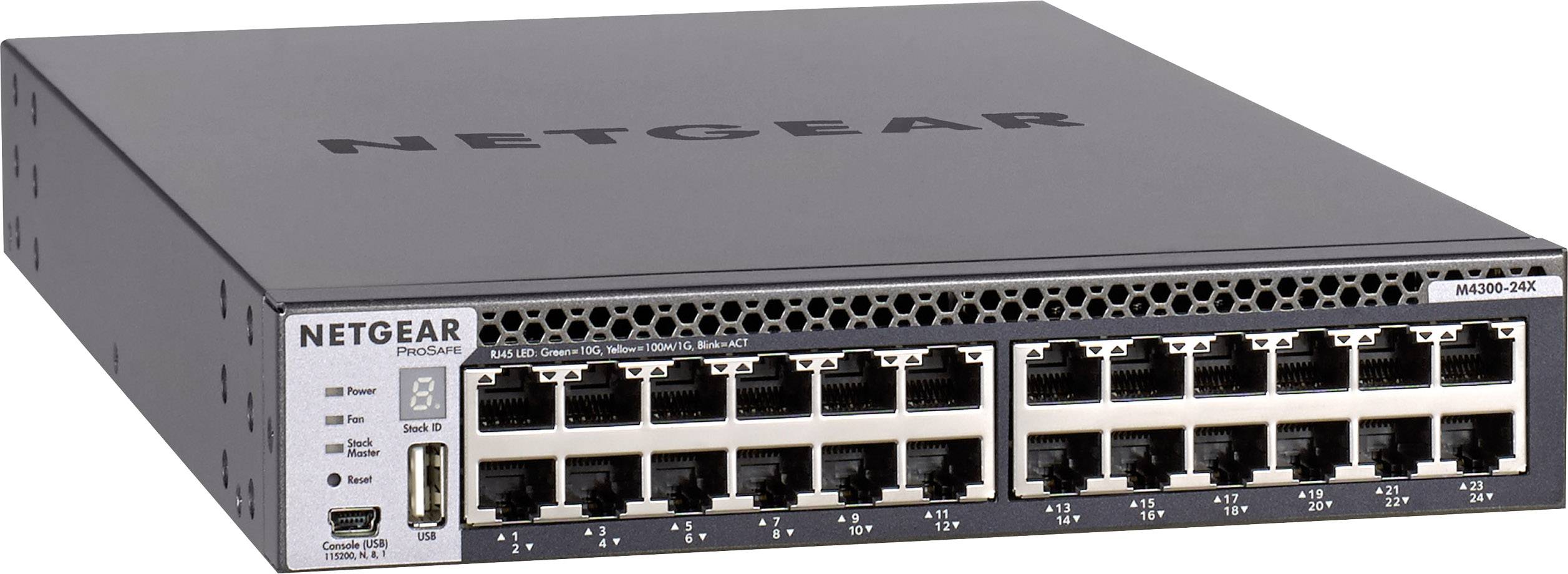 NETGEAR M4300-24X - Switch - L3 - managed - 24 x 10 Gigabit Ethernet + 4 x 10 Gigabit SFP+, gemeinsam genutzt-2