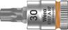 Wera 8767 A 05003369001 Innen-Sechsrund (TX) Steckschlüssel-Bit-Einsatz Haltefunktion 6.3 mm 1/4" T 30 1/4" (6.3 mm)