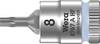 Wera 8767 A 05003360001 Innen-Sechsrund (TX) Steckschlüssel-Bit-Einsatz Haltefunktion 1/4" T 8 1/4" (6.3 mm)