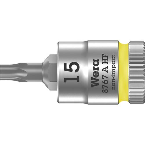 Wera 8767 A 05003363001 Innen-Sechsrund (TX) Steckschlüssel-Bit-Einsatz T 15 1/4 (6.3 mm)