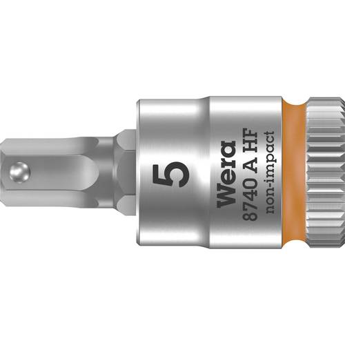 Wera 8740 A 05003335001 Innen-Sechskant Steckschlüssel-Bit-Einsatz 5 mm 1/4 (6.3 mm)