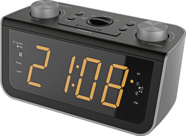 soundmaster FUR5005 Radiowecker UKW UKW  Weckfunktion Schwarz
