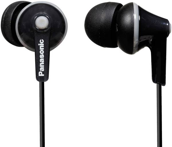 Panasonic RP-HJE125E In Ear Kopfhörer kabelgebunden Stereo Schwarz Handy
