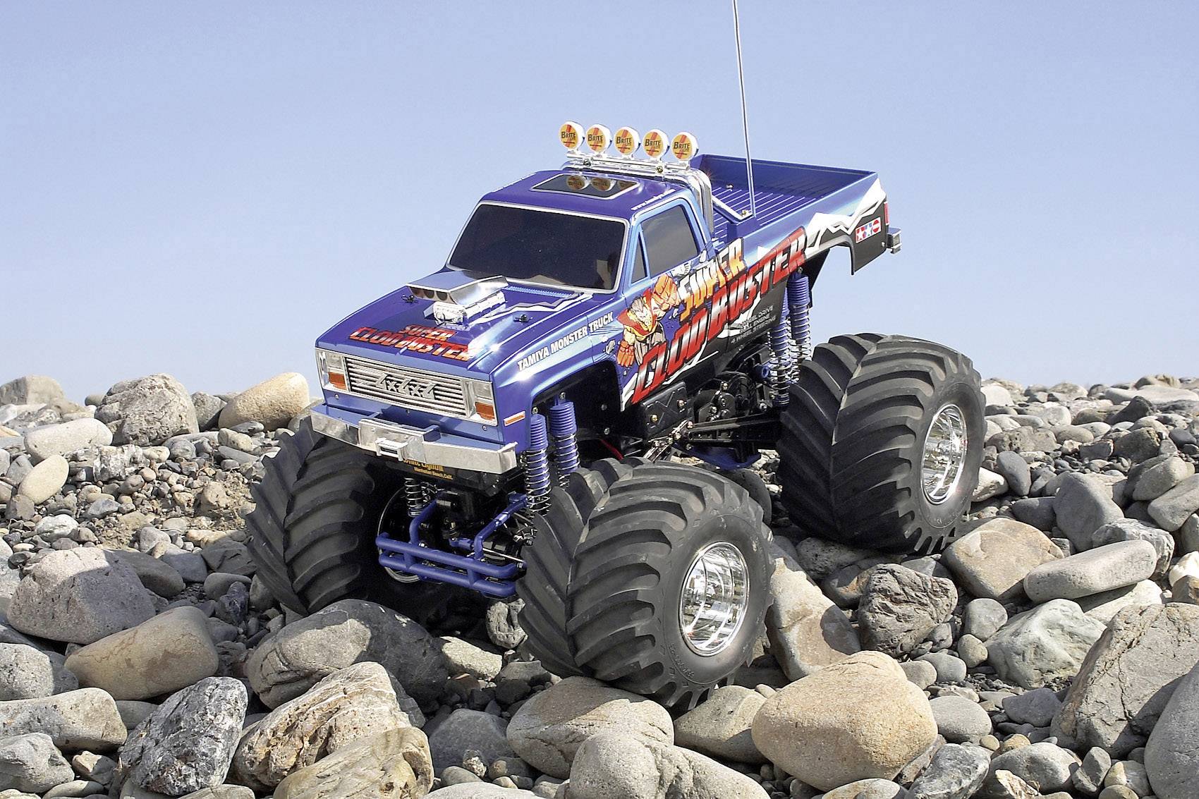 Tamiya Super Clod Buster Brushed 1:10 RC Modellauto Elektro Monstertruck Allradantrieb (4WD) Bausatz-1