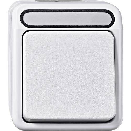 Thumbnail - Schneider Electric 1 Stück Feuchtraum-Schalterprogramm Komplett Taster AQUASTAR Polarweiß MEG3150-8019 1 St.