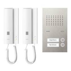 Kabelový domovní telefon Ritto by Schneider RGE1818225 3596143, bílá/ocelová