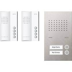 Kabelový domovní telefon Ritto by Schneider RGE1818425 3857211, bílá/ocelová