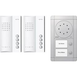 Kabelový domovní telefon Ritto by Schneider RGE1891420 3857204, stříbrná/bílá