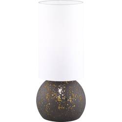 Stolní lampa LED 110 W WOFI Avila 840302096000 starožitná hnědá