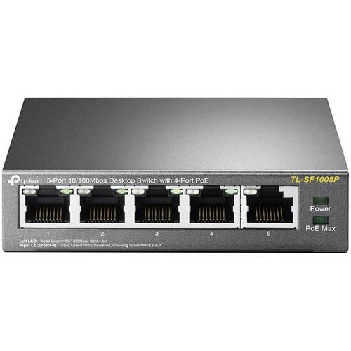 Thumbnail - TP-LINK TL-SF1005P Netzwerk Switch 5 Port PoE-Funktion