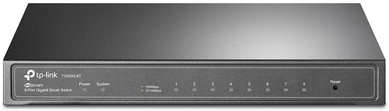 TP-Link JetStream T1500G-8T - Switch - managed - 8 x 10/100/1000 (1 PoE+)