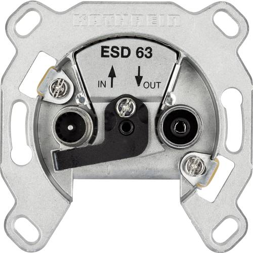 Kathrein ESD 63 Antennendose TV, UKW Unterputz Durchgangsdose