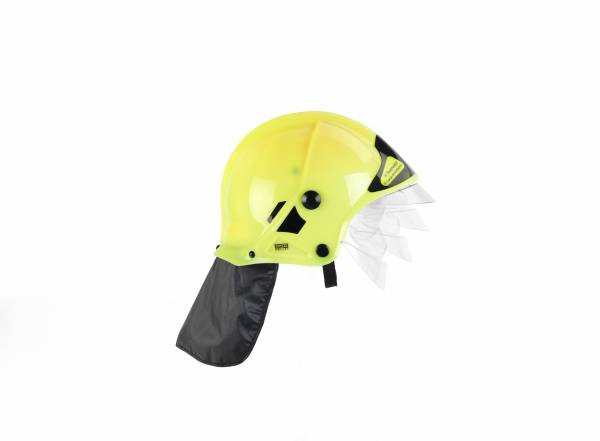 Klein Theo Feuerwehrhelm mit Visier, neon