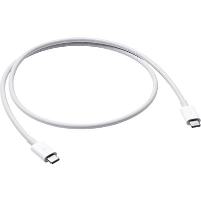 Apple Thunderbolt™-Kabel Thunderbolt™ 3 Thunderbolt™ (USB-C®) Stecker 0.80 m Weiß  MQ4H2ZM/A