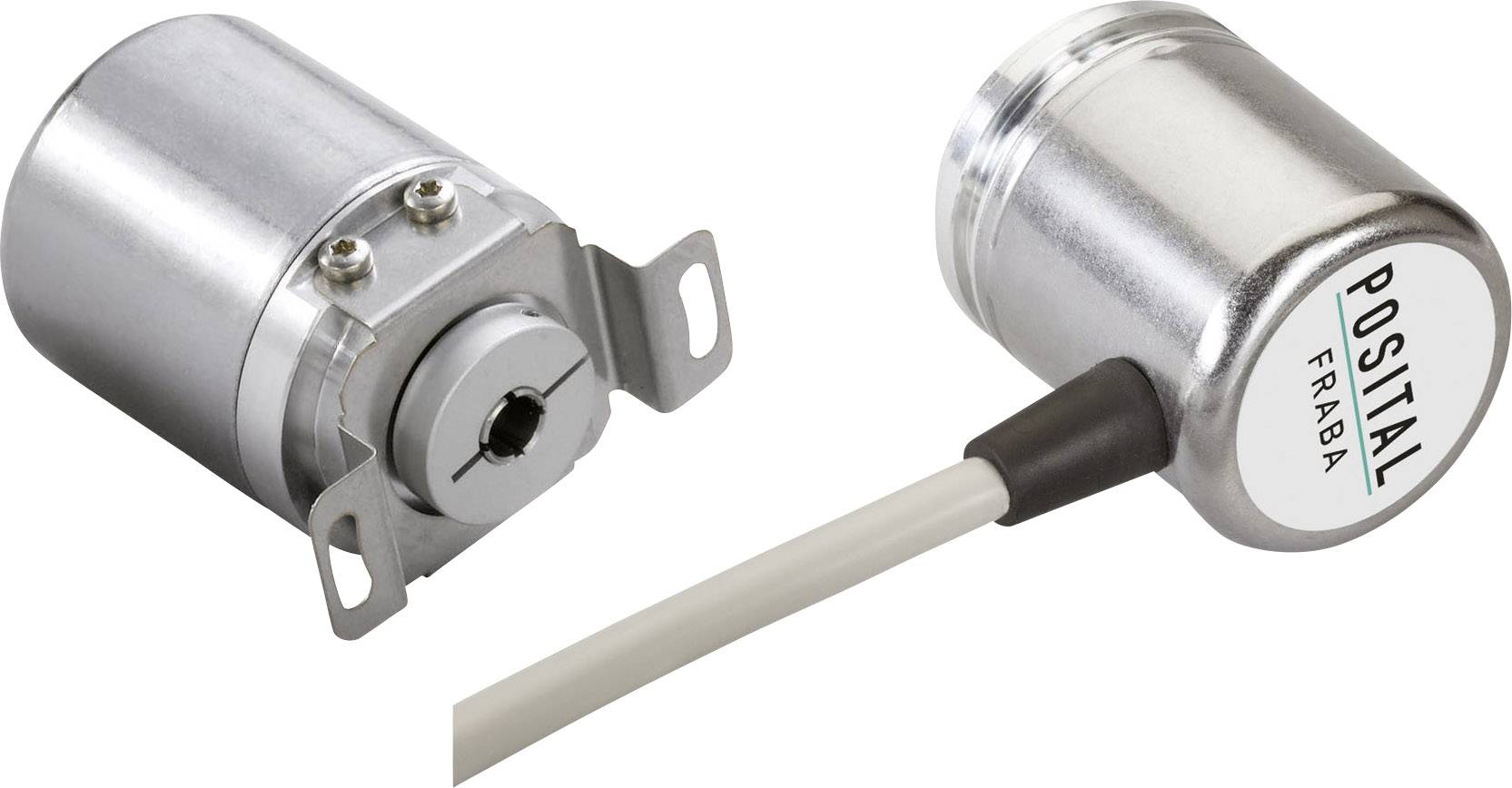 Posital Fraba Absolut Drejefølere 1 stk UCD-CA01B-1312-V6SA-2RW Magnetisk Blindhul-hulaksel 36 mm