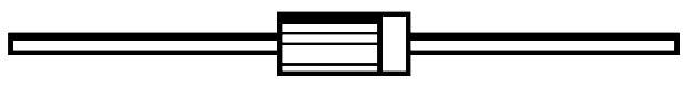 STMICROELECTRONICS Schottky-Diode - Gleichrichter STMicroelectronics BAT48 DO-35 40 V Einzeln