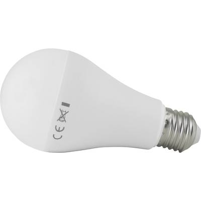 V-TAC SKU159/VT-215 LED EEK G (A - G) E27 Glühlampenform 15 W = 85 W Warmweiß (Ø) 66.5 mm  1 St.