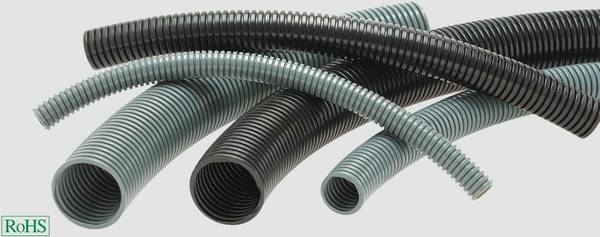 HELU 92723 HELUcond PA6-S Wellrohr Schwarz  6.60 mm  50 m