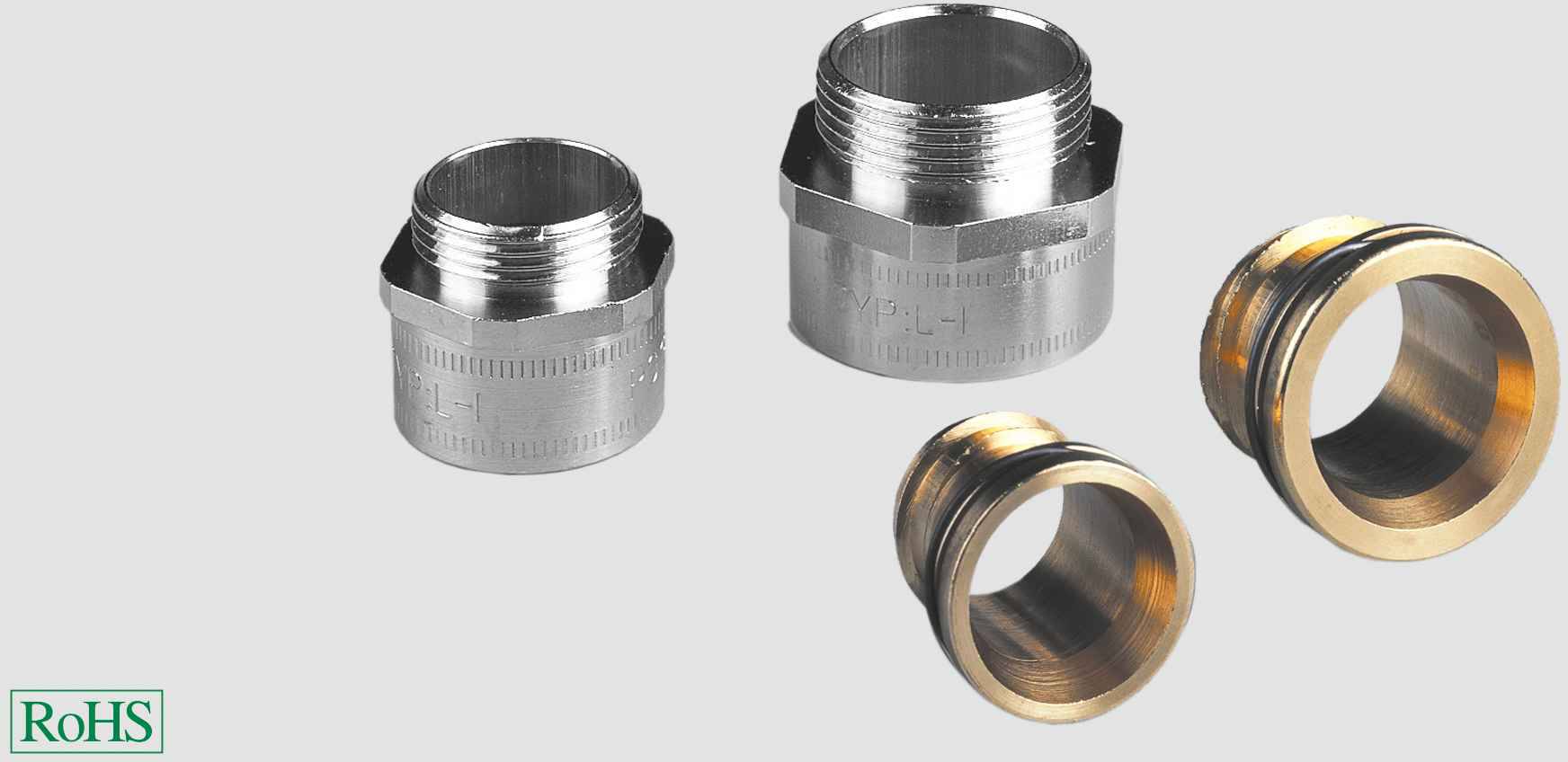 Helukabel 90729-10 Schlauchverschraubung Grau PG48 Gerade 10 St.