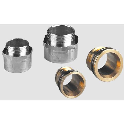 Helukabel 97623-25 Schlauchverschraubung Silber M25 Gerade 25 St.