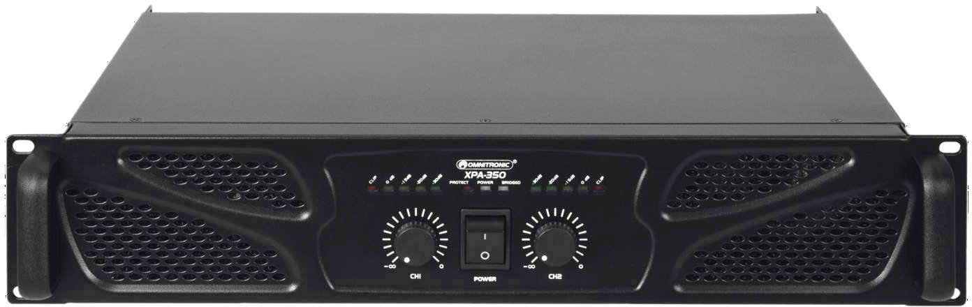 Omnitronic XPA-350 PA Verstärker RMS Leistung je Kanal an 4 Ohm: 175 W