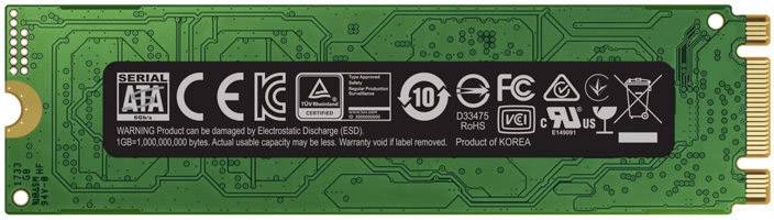 Samsung 860 EVO 250 GB Interne M.2 SATA SSD 2280 M.2 SATA 6 Gb/s Retail MZ-N6E250BW-5