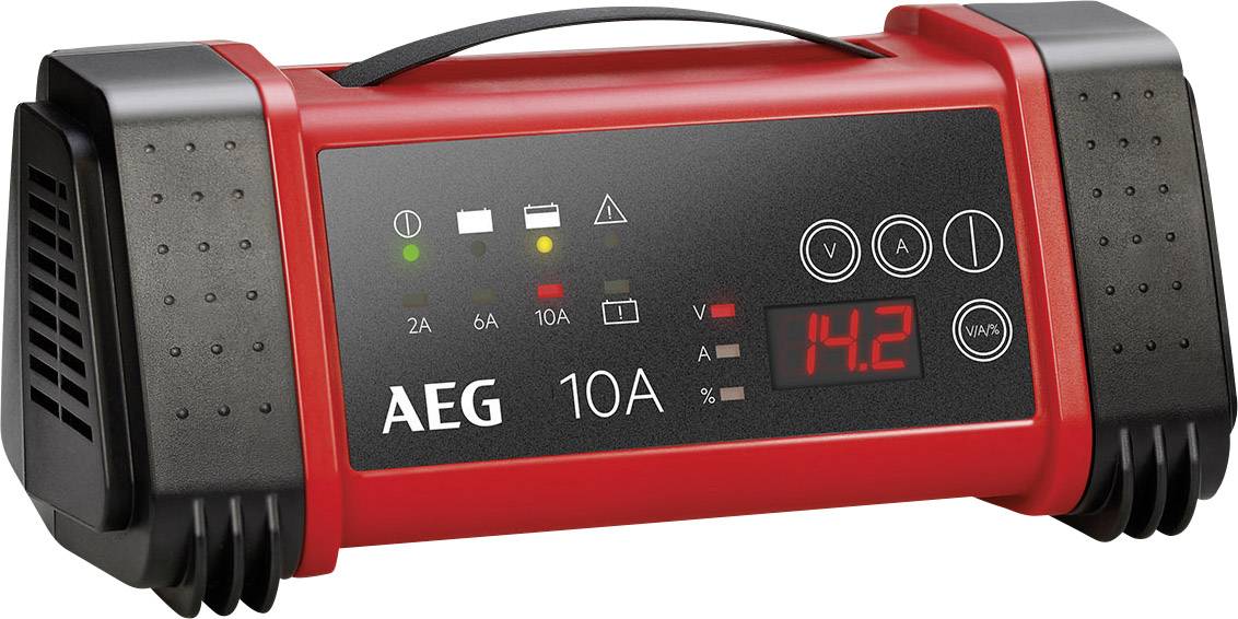 automatischer Temperaturausgleich Power-Supply AEG Automotive 97024 Mikroprozessor Batterie Ladegerät LT 10 Ampere für 12 / 24 V 9-stufig 