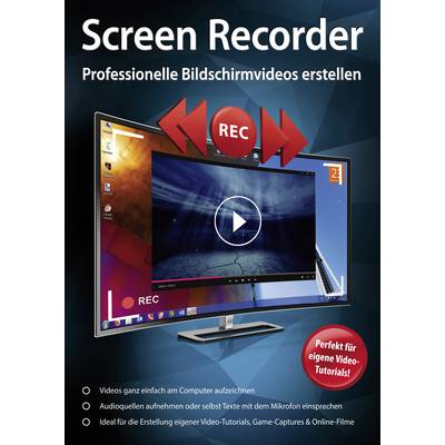  ScreenRecorder 2018 Vollversion, 1 Lizenz Windows Videobearbeitung