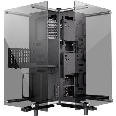 Thermaltake Core P90 TG Midi-Tower PC-Gehäuse  Schwarz LCS Kompatibel, Für AIO Wasserkühlung geeignet, Für DIY Wasserküh