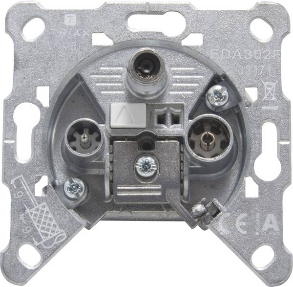 Triax EDA 302 F - Ausgang - F-Stecker, IEC-Anschluss